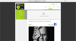 Desktop Screenshot of jazzhausbooking.com